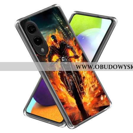 Etui Samsung Galaxy S25 5g Edge Rycerz Ognia Etui Ochronne