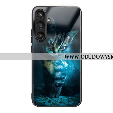 Etui Samsung Galaxy S25 5g Kot Ze Szkła Hartowanego Wzór Etui Ochronne