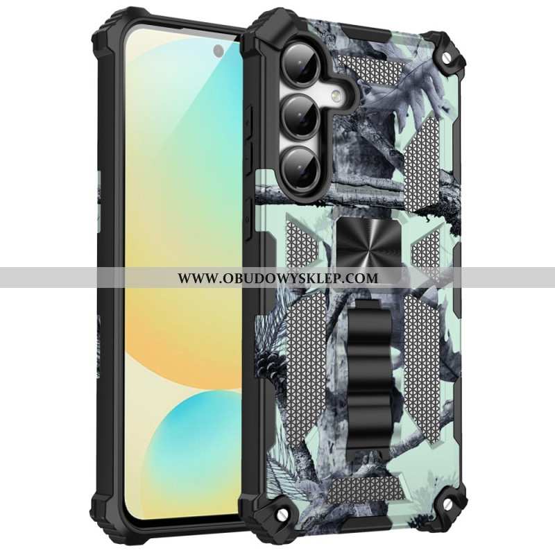 Etui Samsung Galaxy S25 Fe Wzór Kamuflażu Ze Podstawką Etui Ochronne