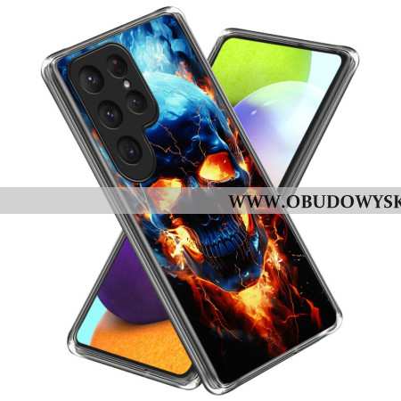 Etui Samsung Galaxy S25 Ultra 5g Płonąca CZaszka