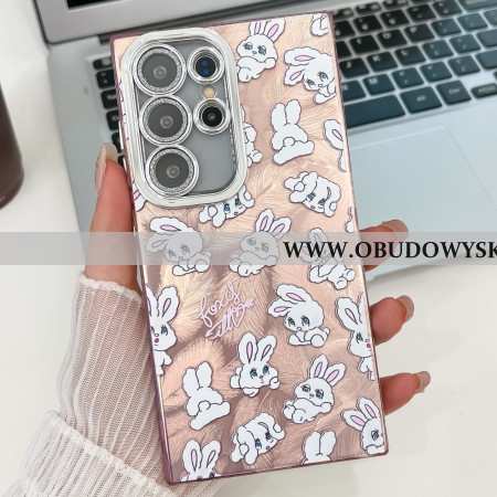 Etui Samsung Galaxy S25 Ultra 5g Zabawne Króliczki Z Osłoną Na Obiektyw Etui Ochronne