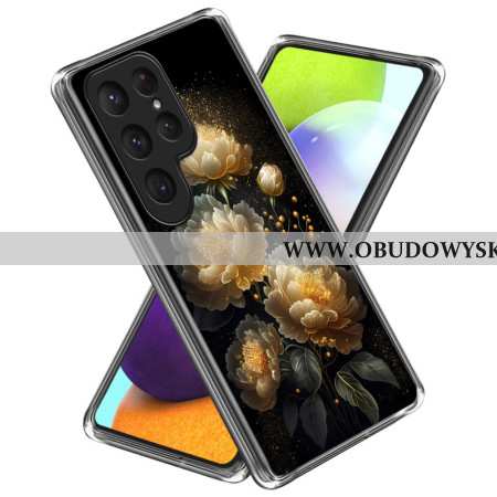 Etui Samsung Galaxy S25 Ultra 5g Złota Piwonia