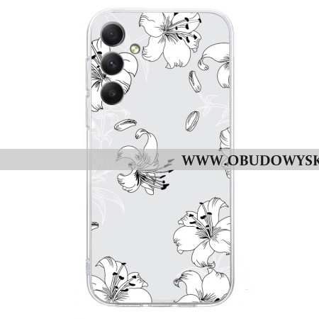 Etui Samsung Galaxy S26 Białe Kwiaty Etui Ochronne