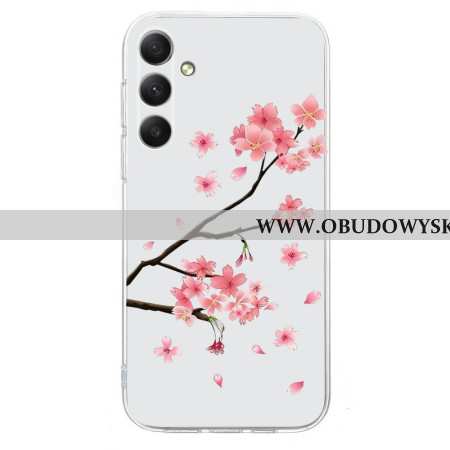 Etui Samsung Galaxy S26 Kwiaty Śliwy Etui Ochronne