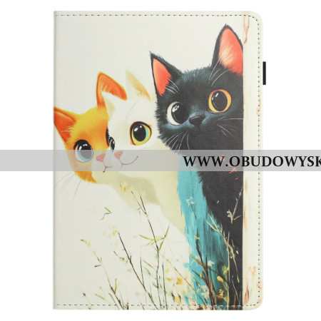 Etui Samsung Galaxy Tab S10 Fe Etui Na Telefon Wzór Trzech Kotów