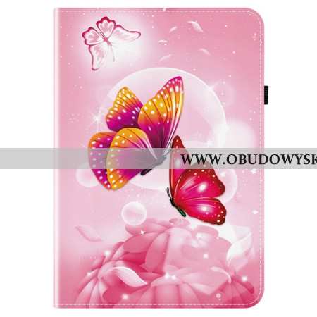 Etui Samsung Galaxy Tab S10 Fe Plus Etui Na Telefon Różowe Motyle