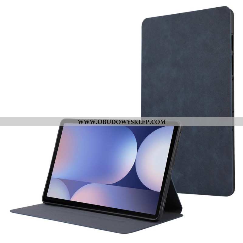 Etui Samsung Galaxy Tab S10 Plus Uchwyt Na Rysik Z Efektem Zamszu Etui Ochronne
