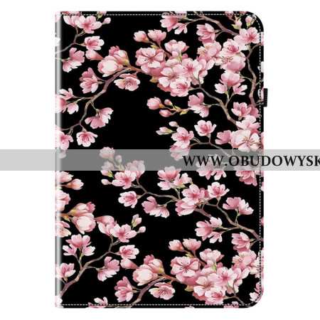 Etui Samsung Galaxy Tab S11 Kwiaty Śliwy