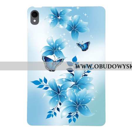 Etui Samsung Galaxy Tab S11 Małe Niebieskie Motyle Etui Ochronne