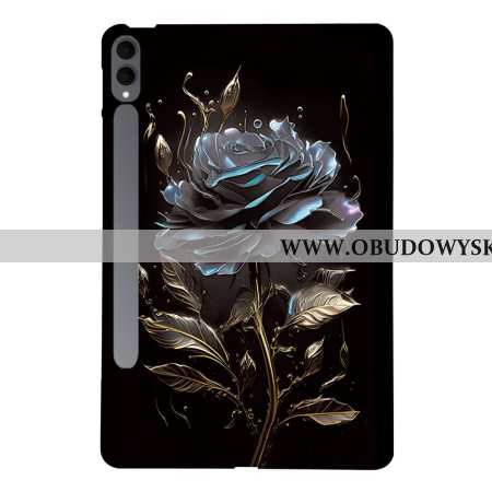 Etui Samsung Galaxy Tab S11 Ultra CZarna Róża Etui Ochronne