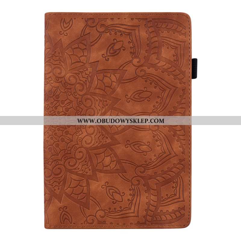 Etui Samsung Galaxy Tab S11 Ultra Mandala Z Efektem Zamszu