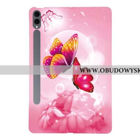 Etui Samsung Galaxy Tab S11 Ultra Różowe Motyle