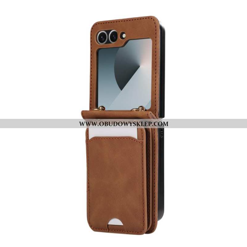 Etui Samsung Galaxy Z Flip 7 Fe Etui Na Karty I Pasek Na Ramię