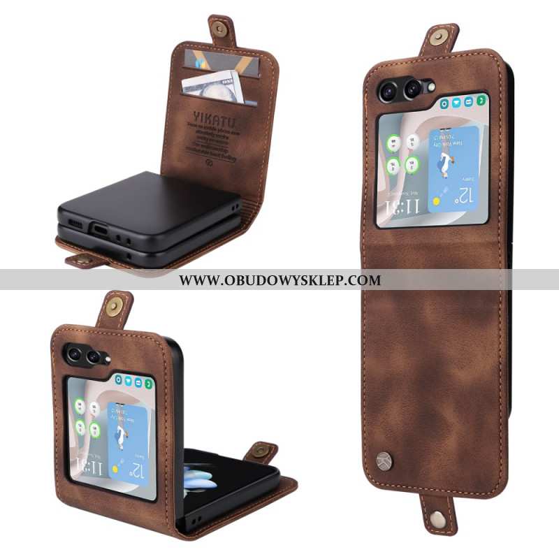 Etui Samsung Galaxy Z Flip 7 Fe Etui Na Karty Yikatu