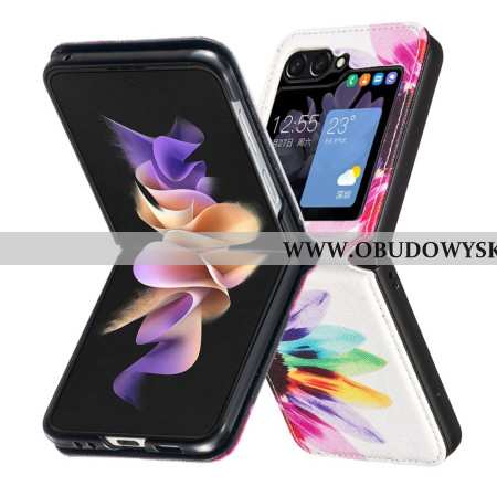 Etui Samsung Galaxy Z Flip 7 Fe Kwiat Akwarelowy