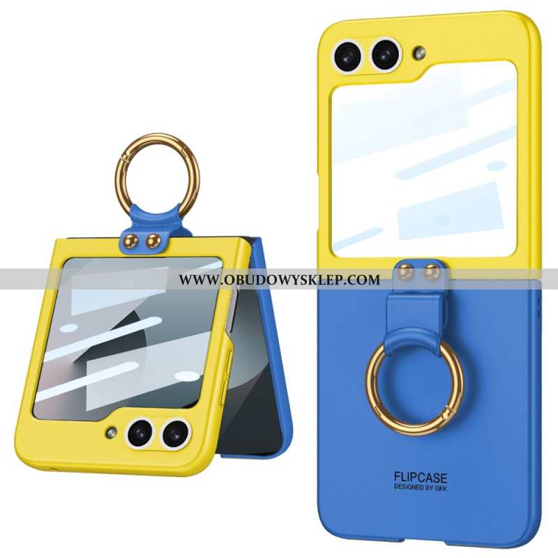 Etui Samsung Galaxy Z Flip 7 Fe Magnetyczna Osłona Zawiasów I Dwukolorowa Podstawka Etui Ochronne