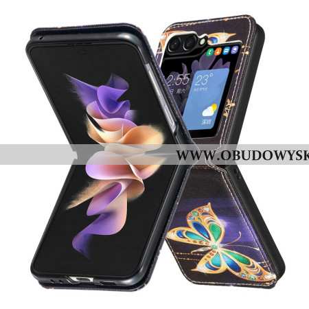 Etui Samsung Galaxy Z Flip 7 Fe Motyl Z Klejnotami Etui Ochronne