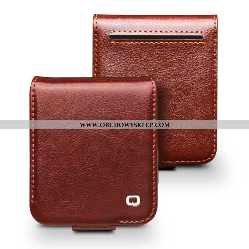 Etui Samsung Galaxy Z Flip 7 Fe Prawdziwa Skóra Etui Ochronne