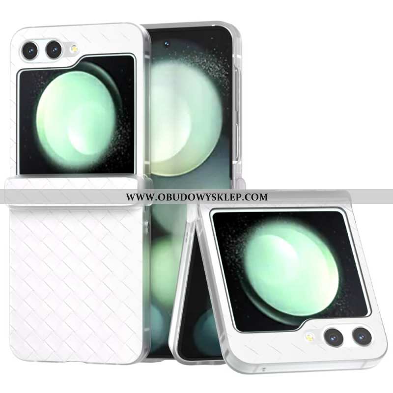 Etui Samsung Galaxy Z Flip 7 Fe Tekstura Tkaniny Etui Ochronne