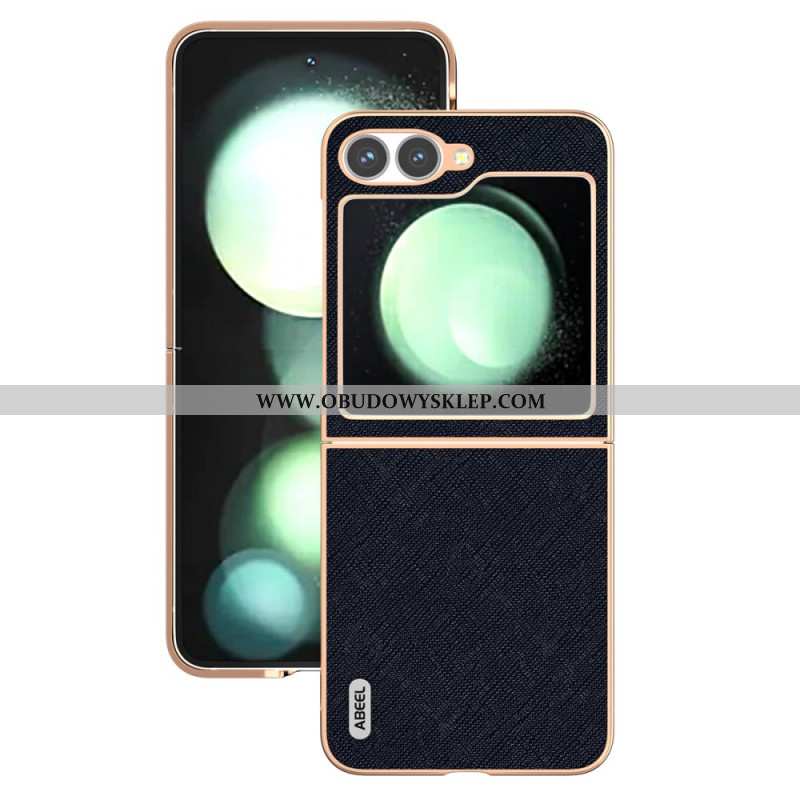 Etui Samsung Galaxy Z Flip 7 Fe Teksturowana Skóra Etui Ochronne