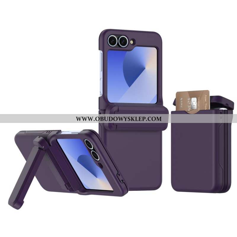 Etui Samsung Galaxy Z Flip 7 Fe Wbudowana Podstawka I Uchwyt Na Karty