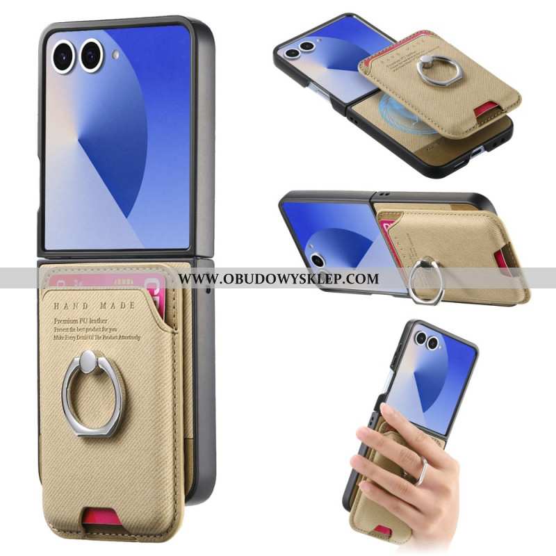Etui Samsung Galaxy Z Flip 7 Kompatybilne Z Magsafe Z Odłączanym Uchwytem Na Karty Etui Ochronne