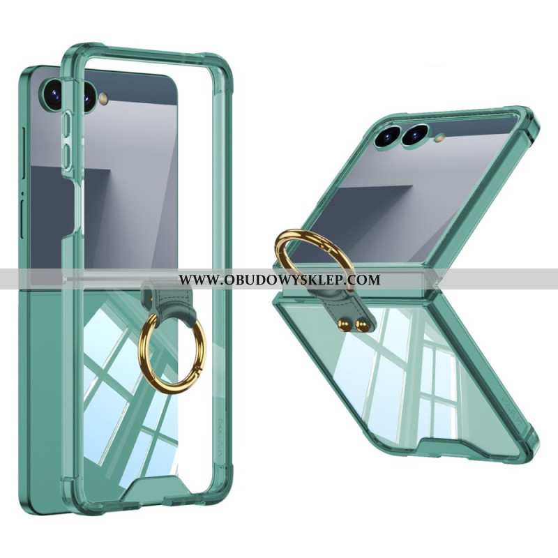 Etui Samsung Galaxy Z Flip 7 Uchwyt Na Pierścionek I Ochrona Przed Wstrząsami