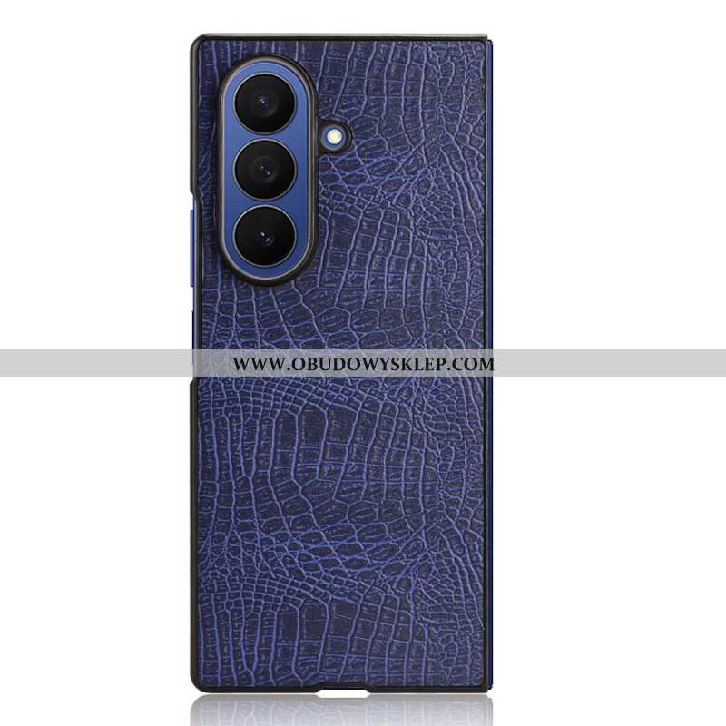 Etui Samsung Galaxy Z Fold 7 Efekt Krokodyla Etui Ochronne
