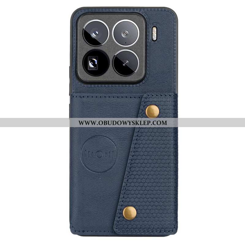 Etui Xiaomi 15 Pro Etui Na Karty Z Efektem Skóry