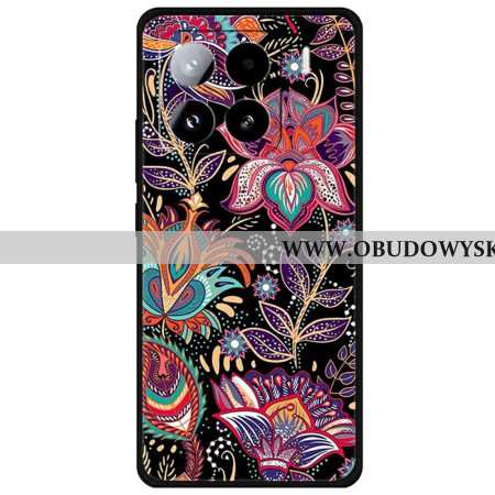 Etui Xiaomi 15 Pro Fioletowe Kwiaty