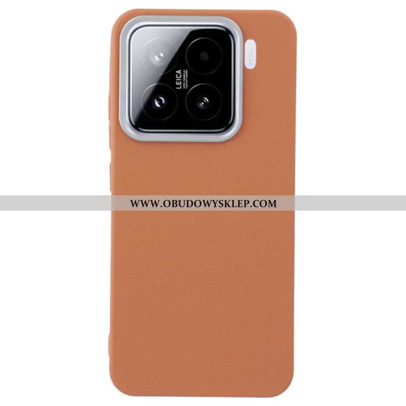 Etui Xiaomi 15 Pro Tekstura Sztucznej Skóry