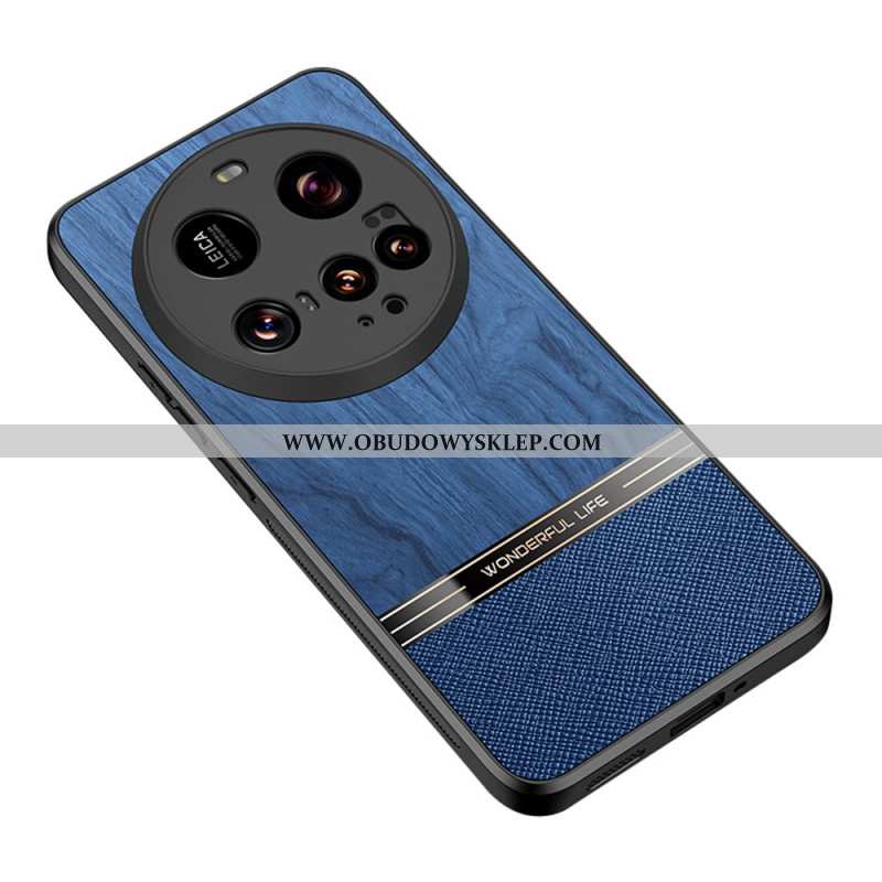 Etui Xiaomi 15 Ultra Tekstura Drewna Etui Ochronne