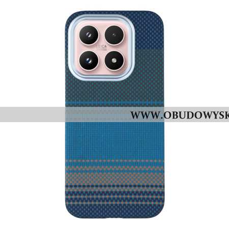 Etui Xiaomi 17 Gradient Z Metalową Ramką Na Obiektyw - Pływający Niebieski