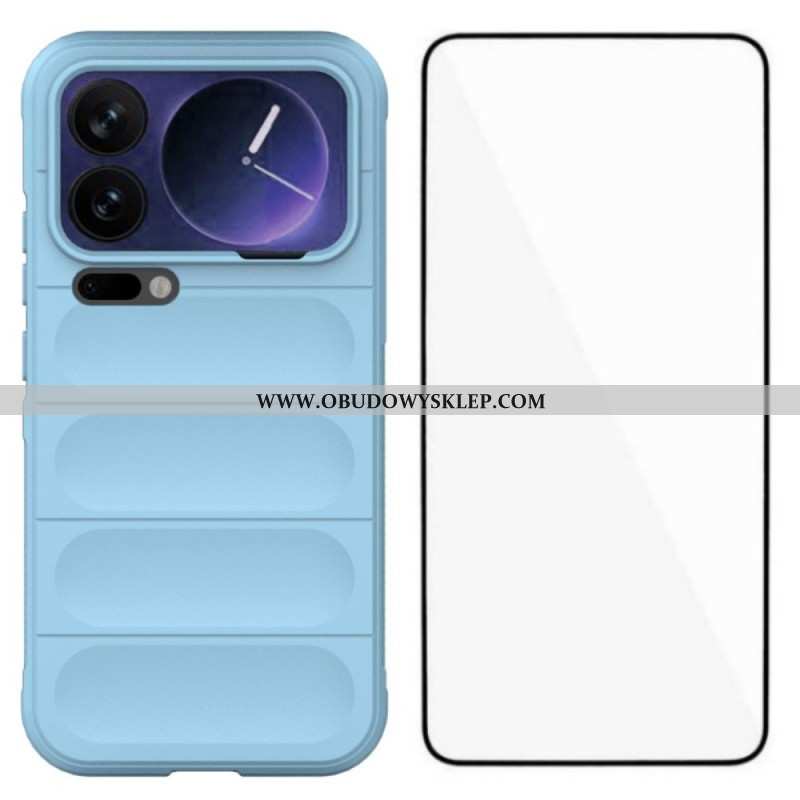 Etui Xiaomi 17 Pro Max Antypoślizgowa Z Folią Ochronną Na Ekran Etui Ochronne