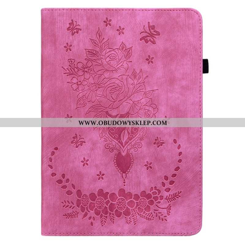 Etui Xiaomi Pad 6 Pro Różowy Efekt Skóry