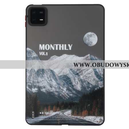 Etui Xiaomi Pad 6 Pro Zaśnieżona Góra I Autostrada Etui Ochronne