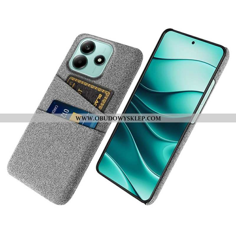 Etui Xiaomi Redmi Note 14 5g Materiałowy Uchwyt Na Karty