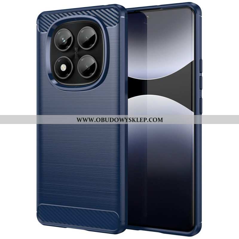 Etui Xiaomi Redmi Note 14 Pro 4g Szczotkowane Włókno Węglowe