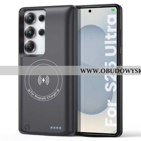 Etui Z Baterią 10000 Mah Do Ładowarki Samsunga Galaxy S25 Ultra Z Magnetycznym Mocowaniem