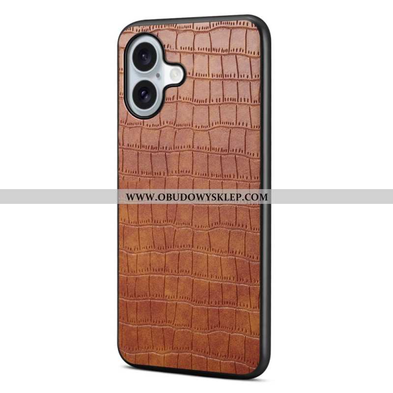 Etui iPhone 17 Faktura Skóry Krokodyla