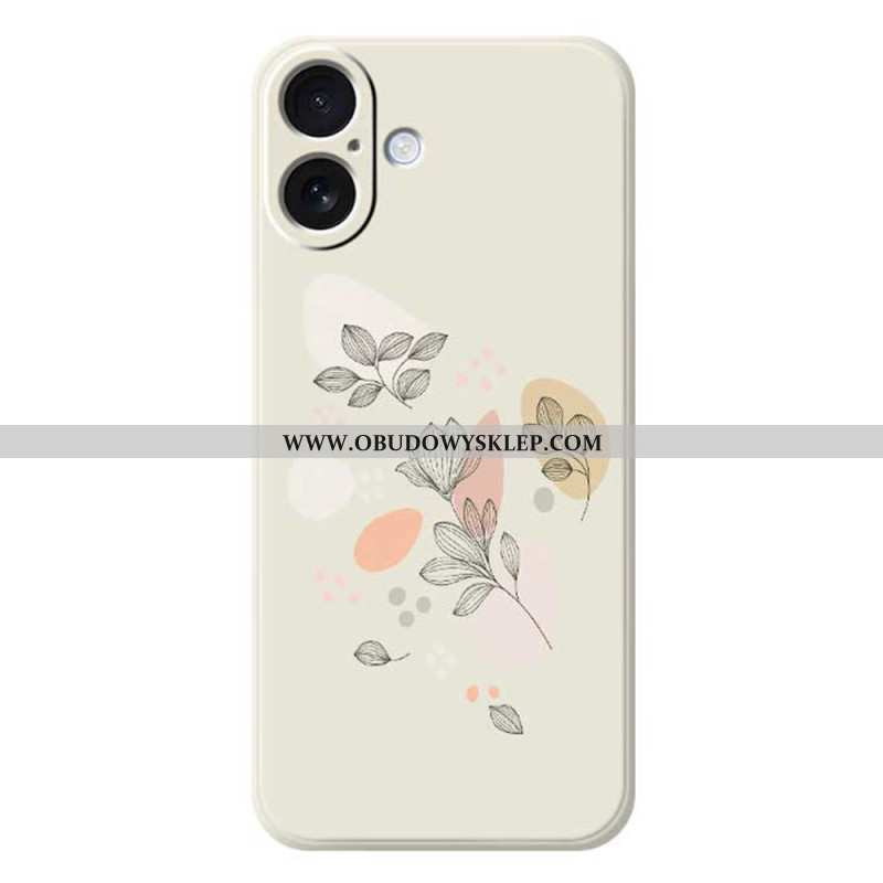 Etui iPhone 17 Naszkicowane Liście