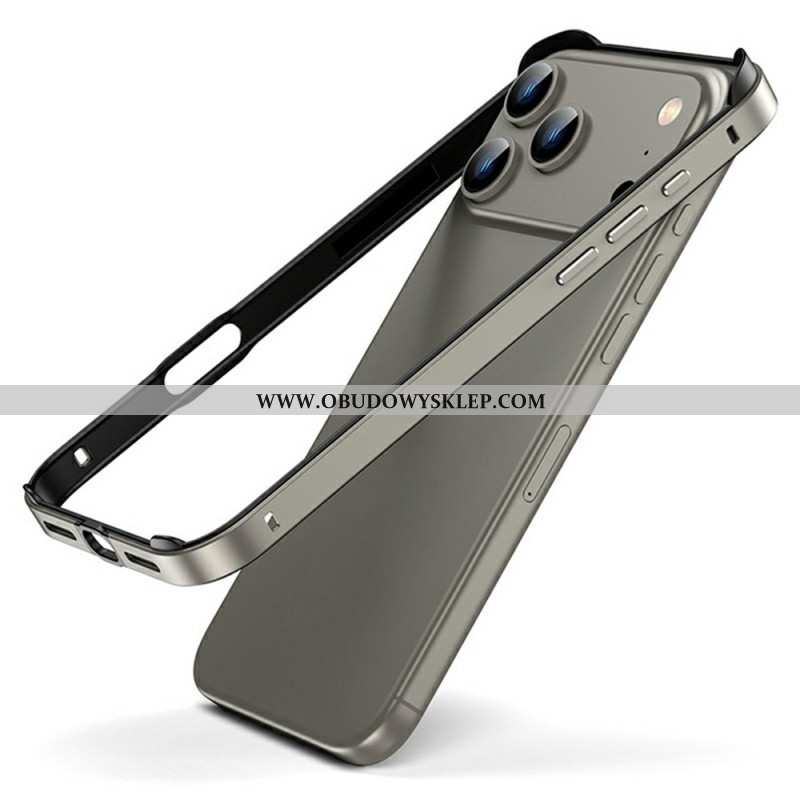 Etui iPhone 17 Pro Metalowy Zderzak Etui Ochronne