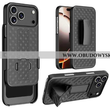 Etui iPhone 17 Pro Przesuwany Z Podstawką I Klipsem