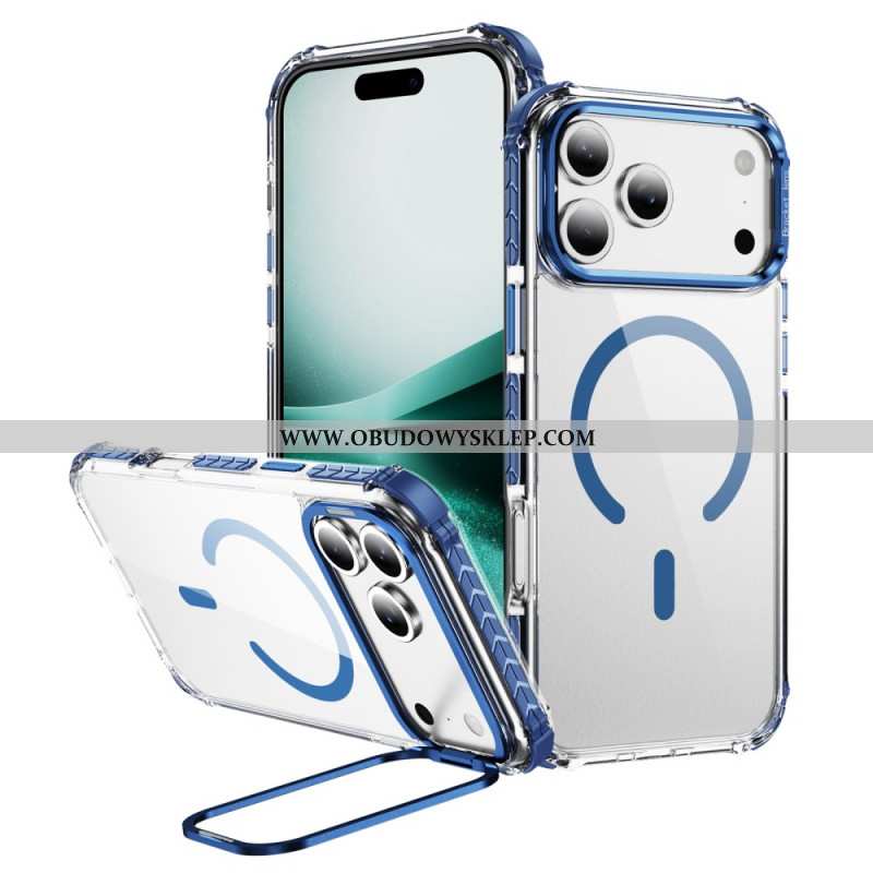 Etui iPhone 17 Pro Wbudowana Podstawka Zgodna Z Magsafe Etui Ochronne