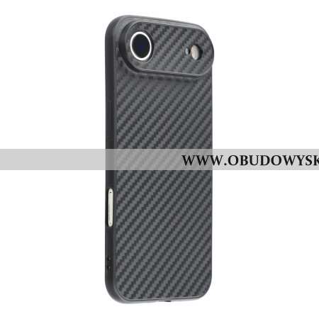 Etui iPhone Air Odporna Na Wstrząsy Faktura Włókna Węglowego Etui Ochronne