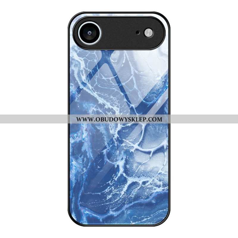 Etui iPhone Air Szkło Hartowane Z Marmurkowym Wzorem