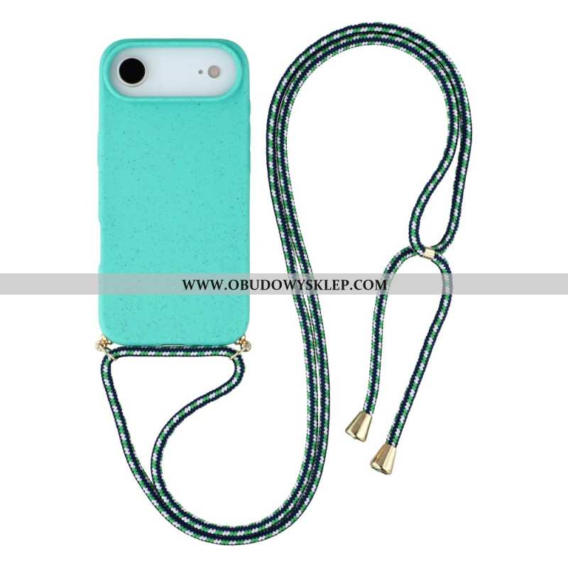 Etui iPhone Air Z Silikonowym Sznurkiem I Słomą Pszenną