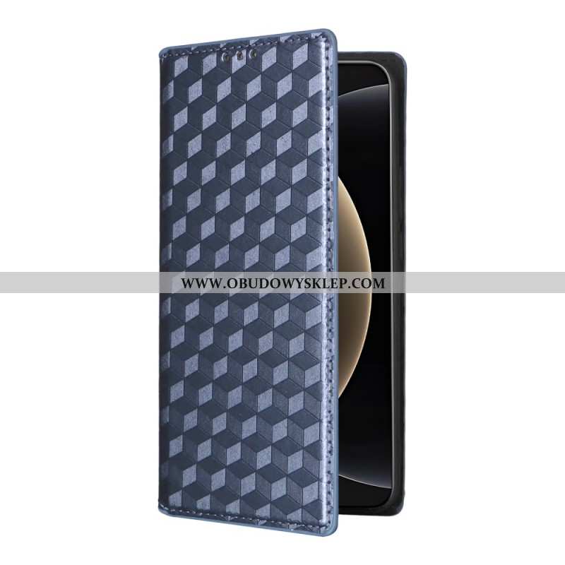 Flip Kotelot Do Xiaomi 15 Ultra Trójwymiarowe Diamenty