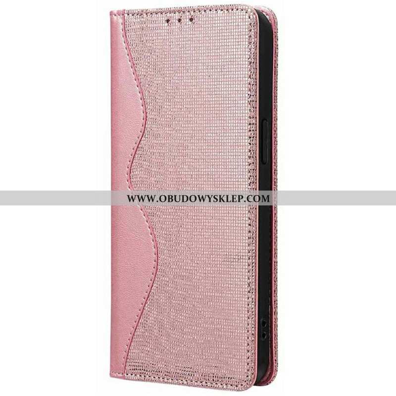 Flip Kotelot Do Xiaomi Redmi Note 14 Pro 5g Falisty Wzór Z Ochroną Rfid