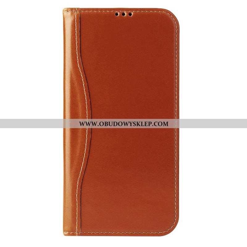 Flip Kotelot Do iPhone 17 Pro Wysokiej Jakości Skórzany Design